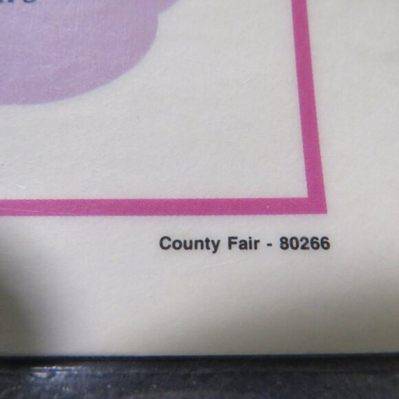 Vintage LUCY RIGGS 1986 Placemat COUNTRY FAIR #8 (professional thick lamination) - Picture 7 of 12
